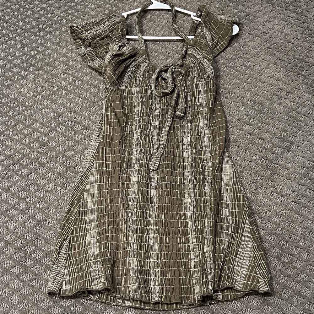 Free People Tropical Feels Mini Dress
